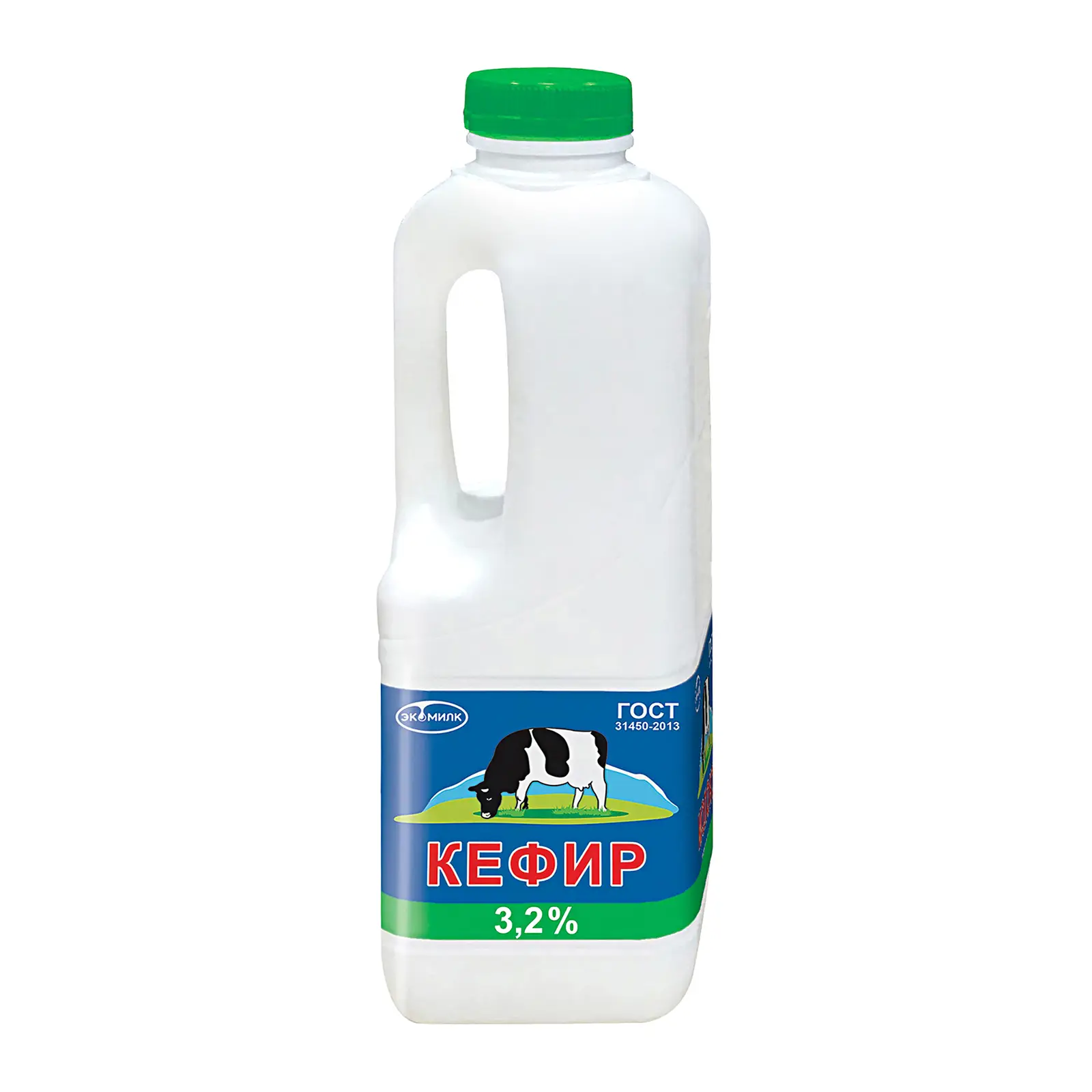 Изображение товара Кефир Экомилк 3.2% 900мл натуральный кисломолочный напиток