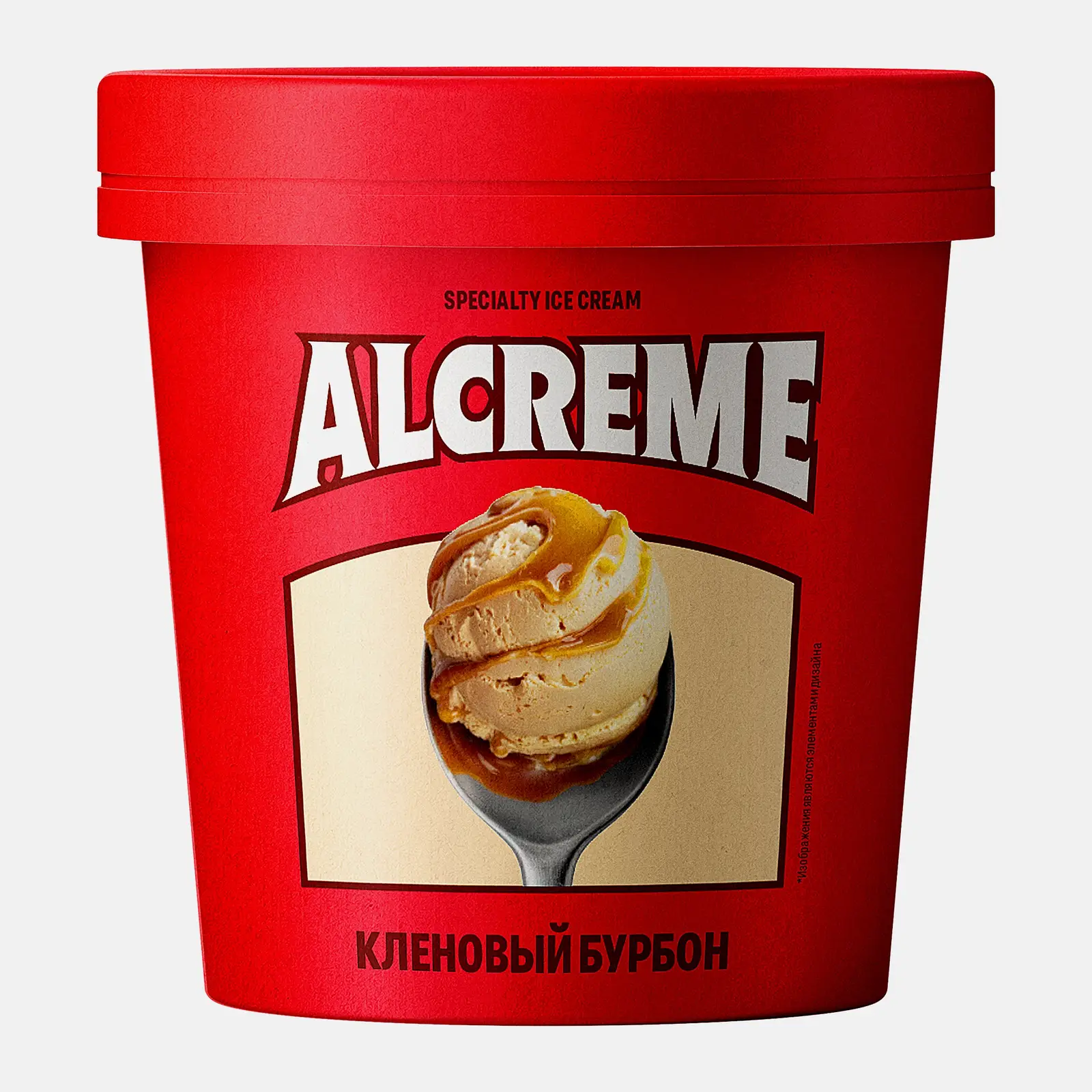 Изображение товара Мороженое Кленовый бурбон с кленовым сиропом и виски Alcreme 75г