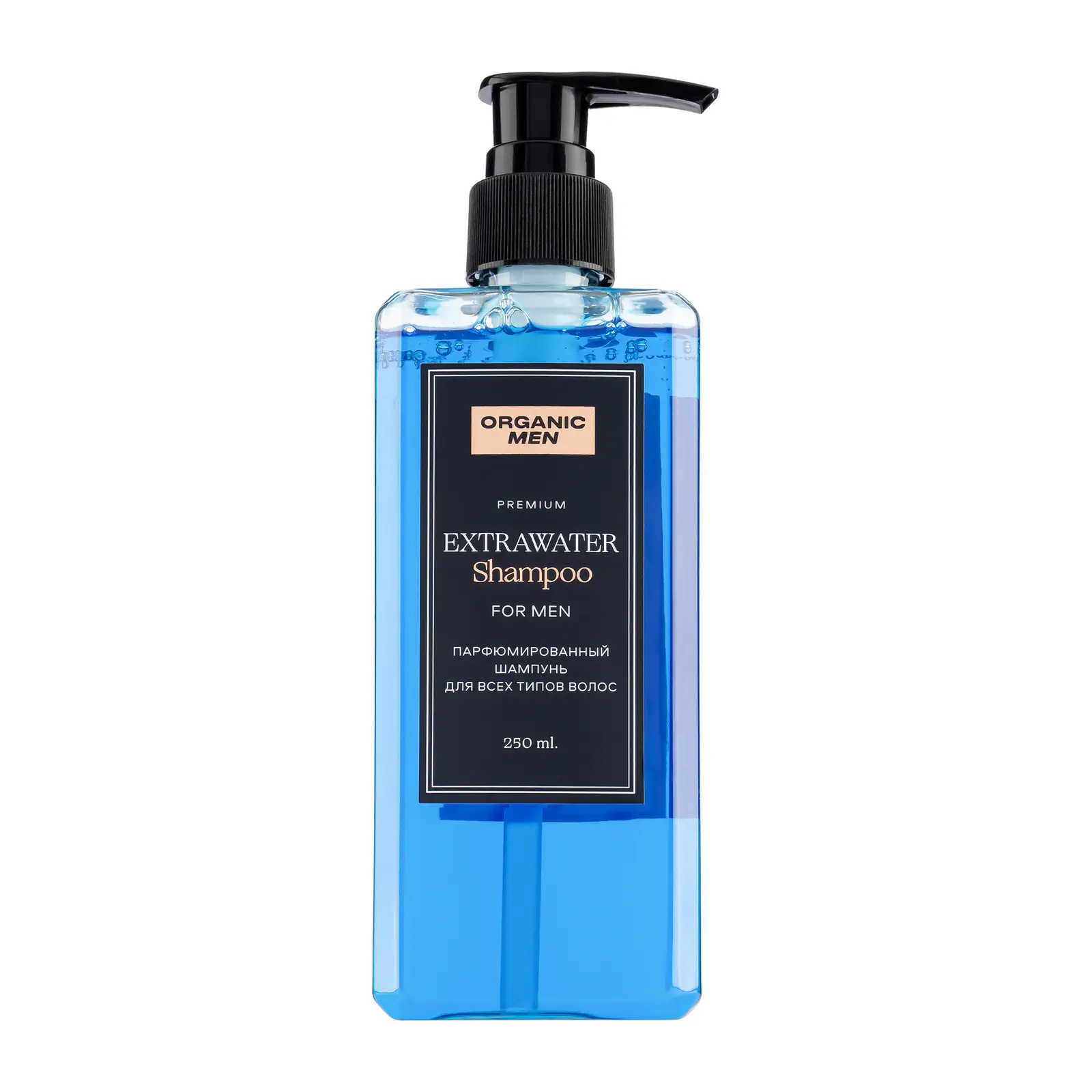 Шампунь Organic Men Extrawater парфюмированный 250мл