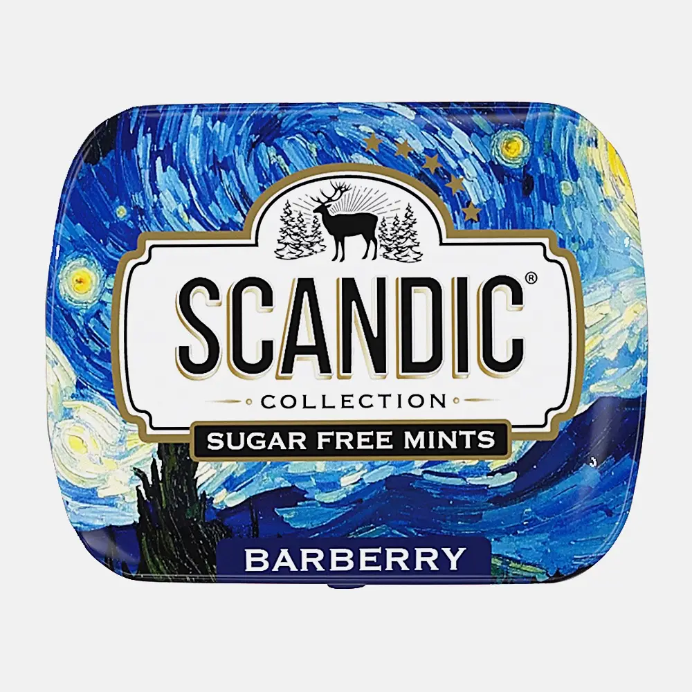 Конфеты освежающие без сахара барбарис Scandic 14г