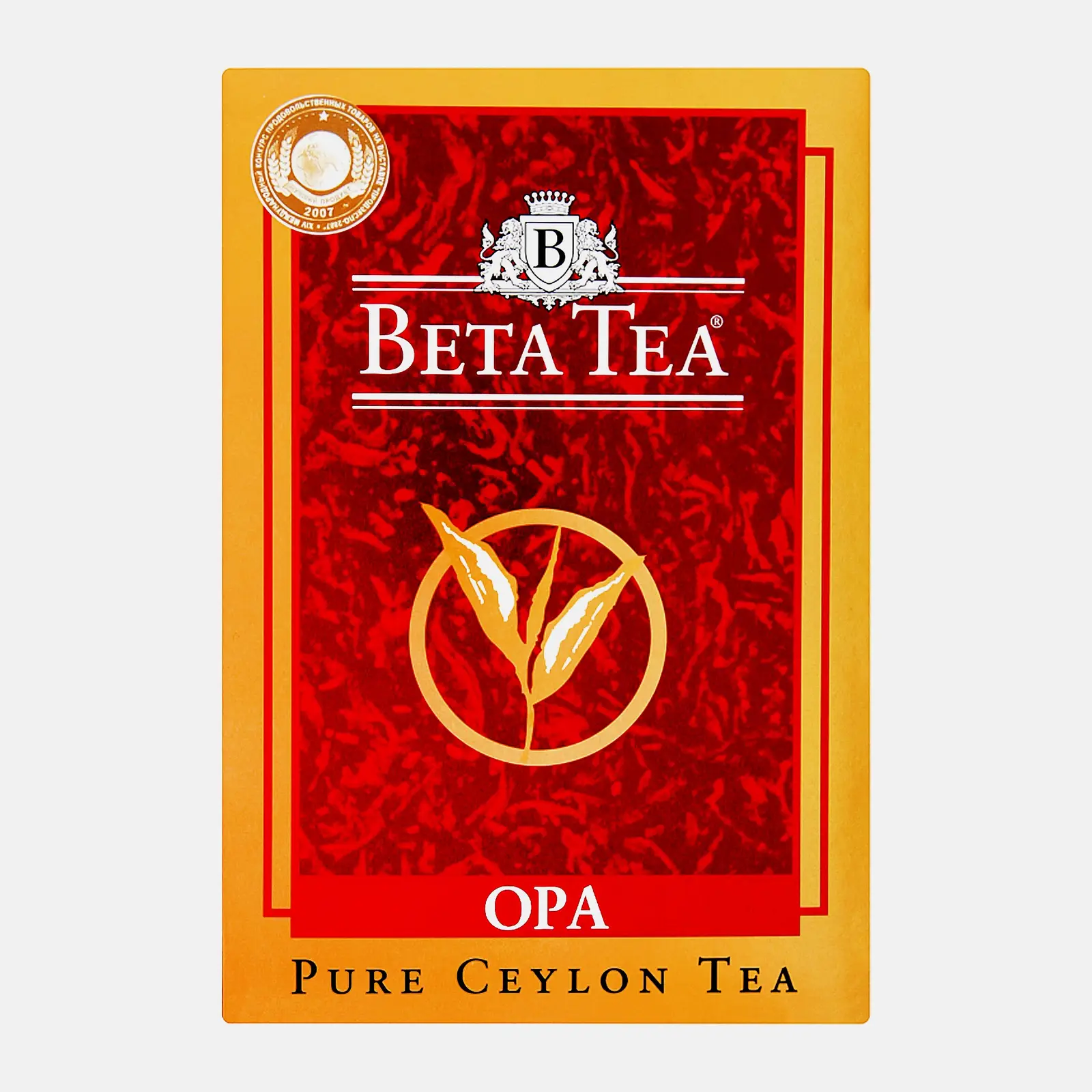 Чай черный Beta Tea байховый крупнолистовой 250г