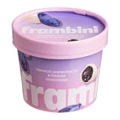 Изображение товара Жимолость в белом шоколаде быстрозамороженная Frambini 130г