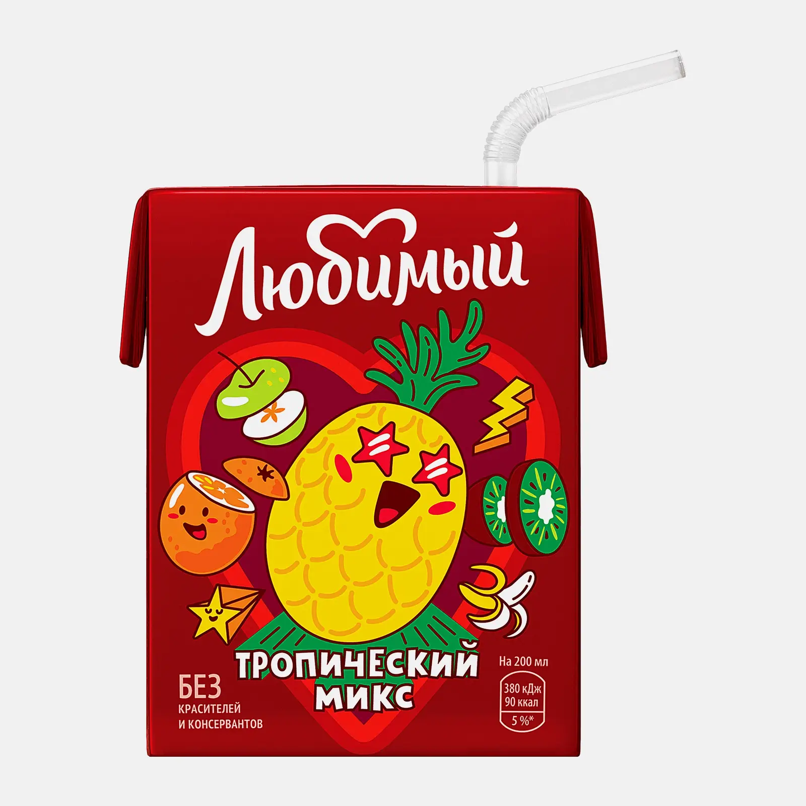 Изображение товара Напиток Любимый Тропический микс 200мл