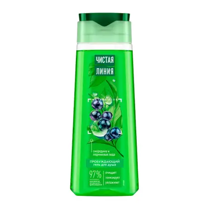 Изображение товара Гель для душа Смородина и ледниковая вода Чистая линия 250мл