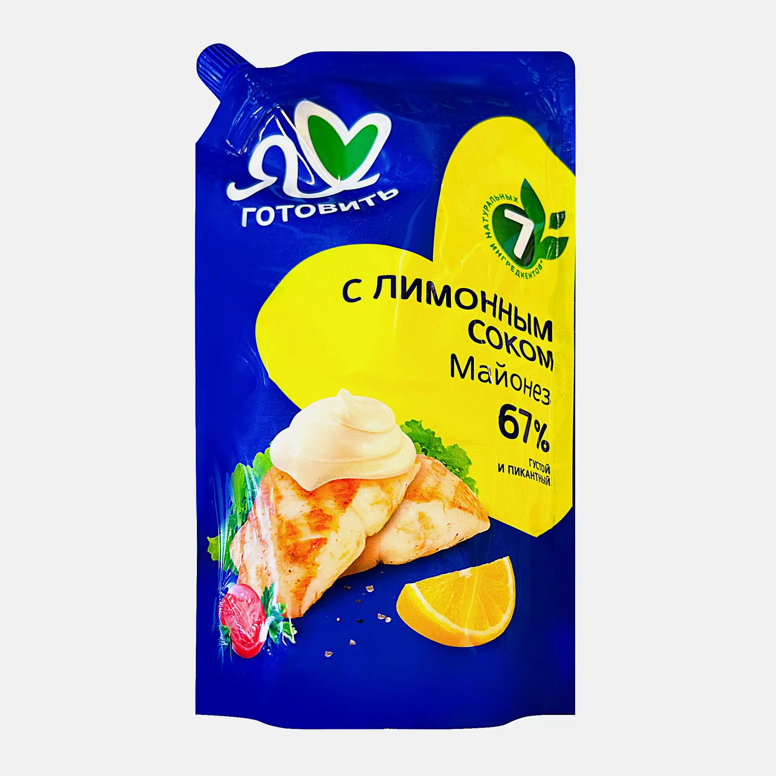 Майонез Я люблю готовить с лимонным соком 67% 374г