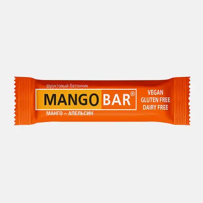Батончик фруктовый Манго-Апельсин Mangobar 30г