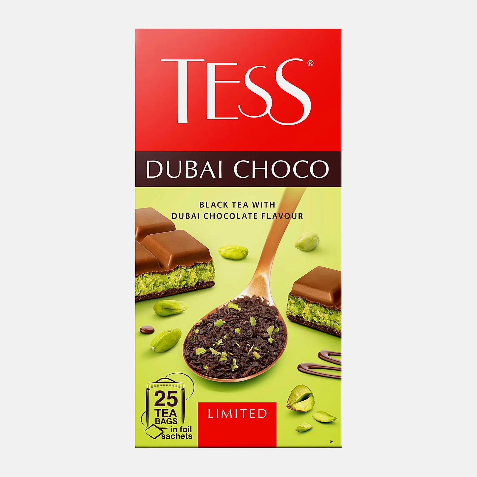 Изображение товара Чёрный чай Tess Дубайский шоколад 25пак