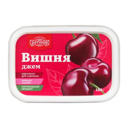 Изображение товара Вишневый джем Ратибор 180г