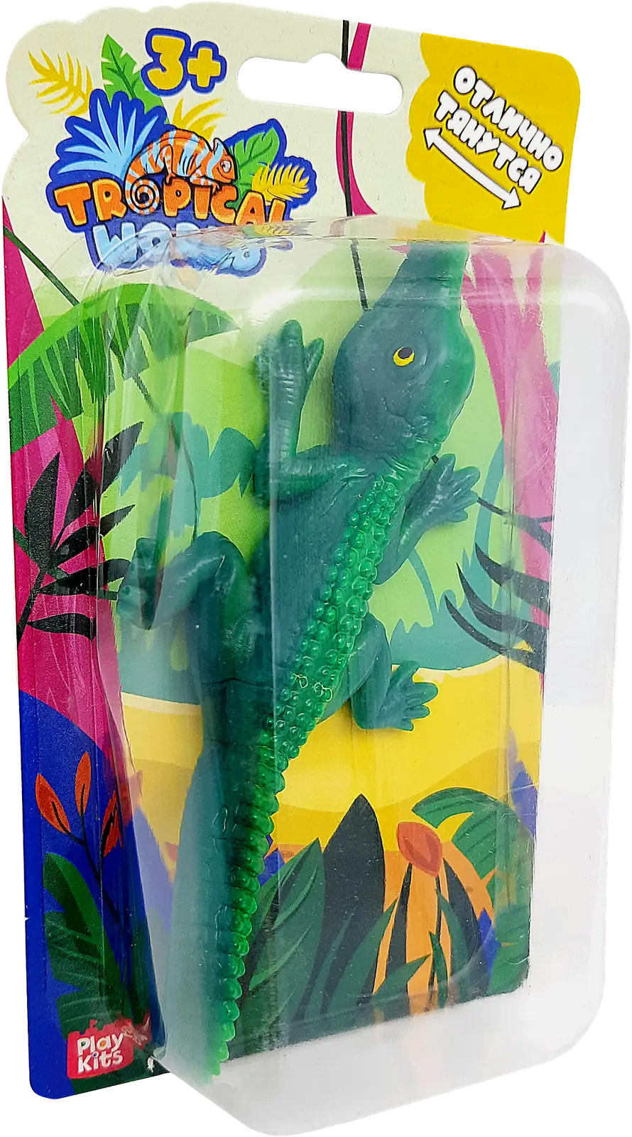 Игровой набор тянучек ДобрБобр Тропические обитатели 3 серия в ассортименте