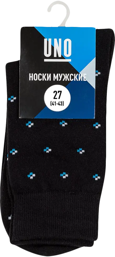 Носки мужские UNO SM3_27n12 черные р27 (41-43)