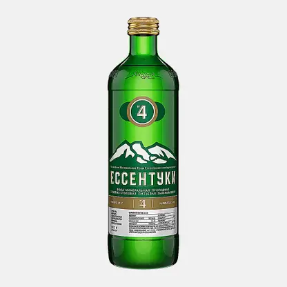Вода Ессентуки №4 минеральная лечебно-столовая газированная 450мл