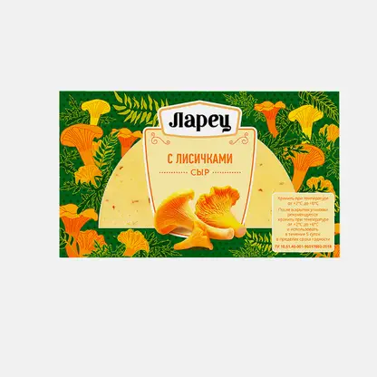Сыр Ларец с лисичками 45% 245г