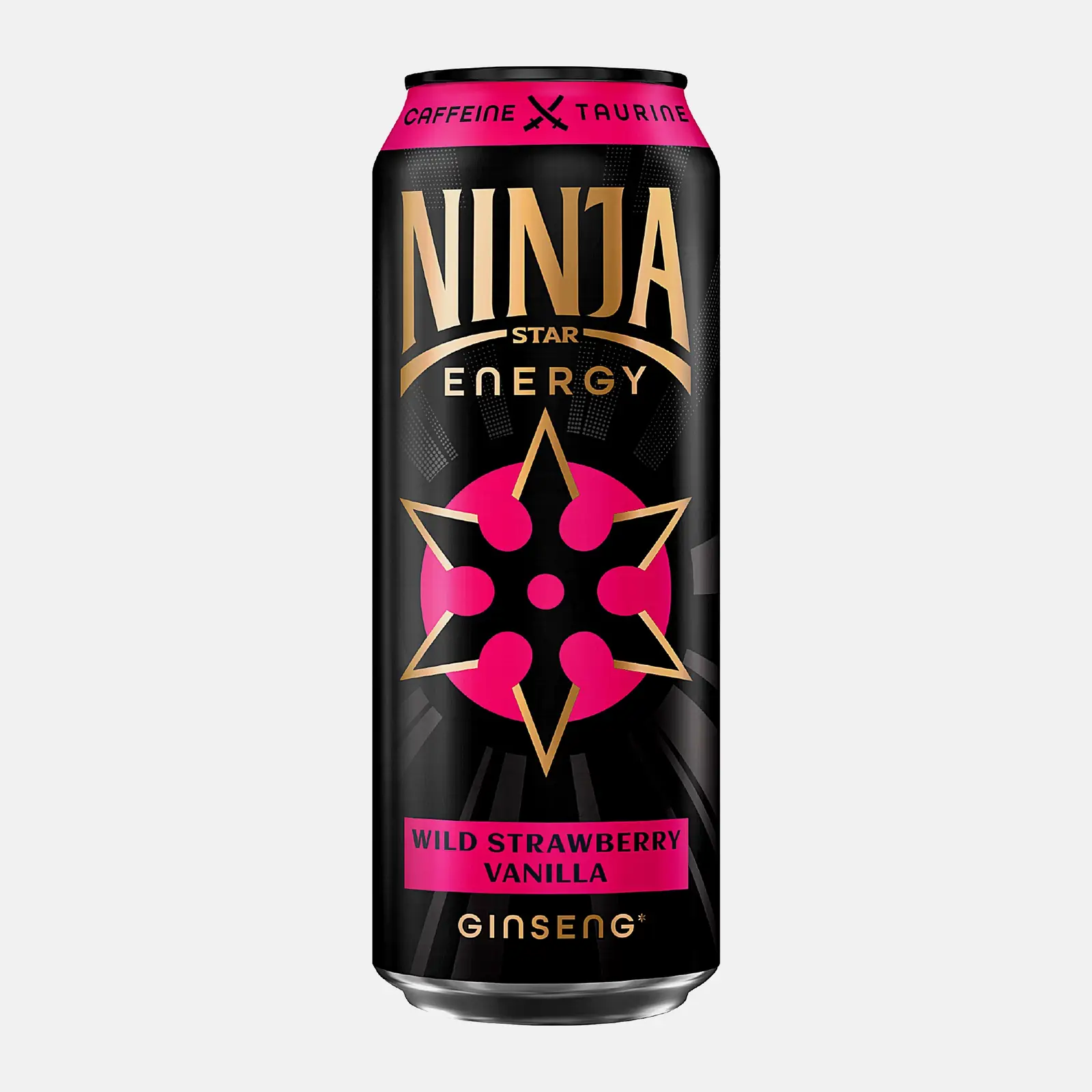 Изображение товара Энергетический напиток Ninja Star Energy Strawberry Vanilla 450мл в жестяной банке