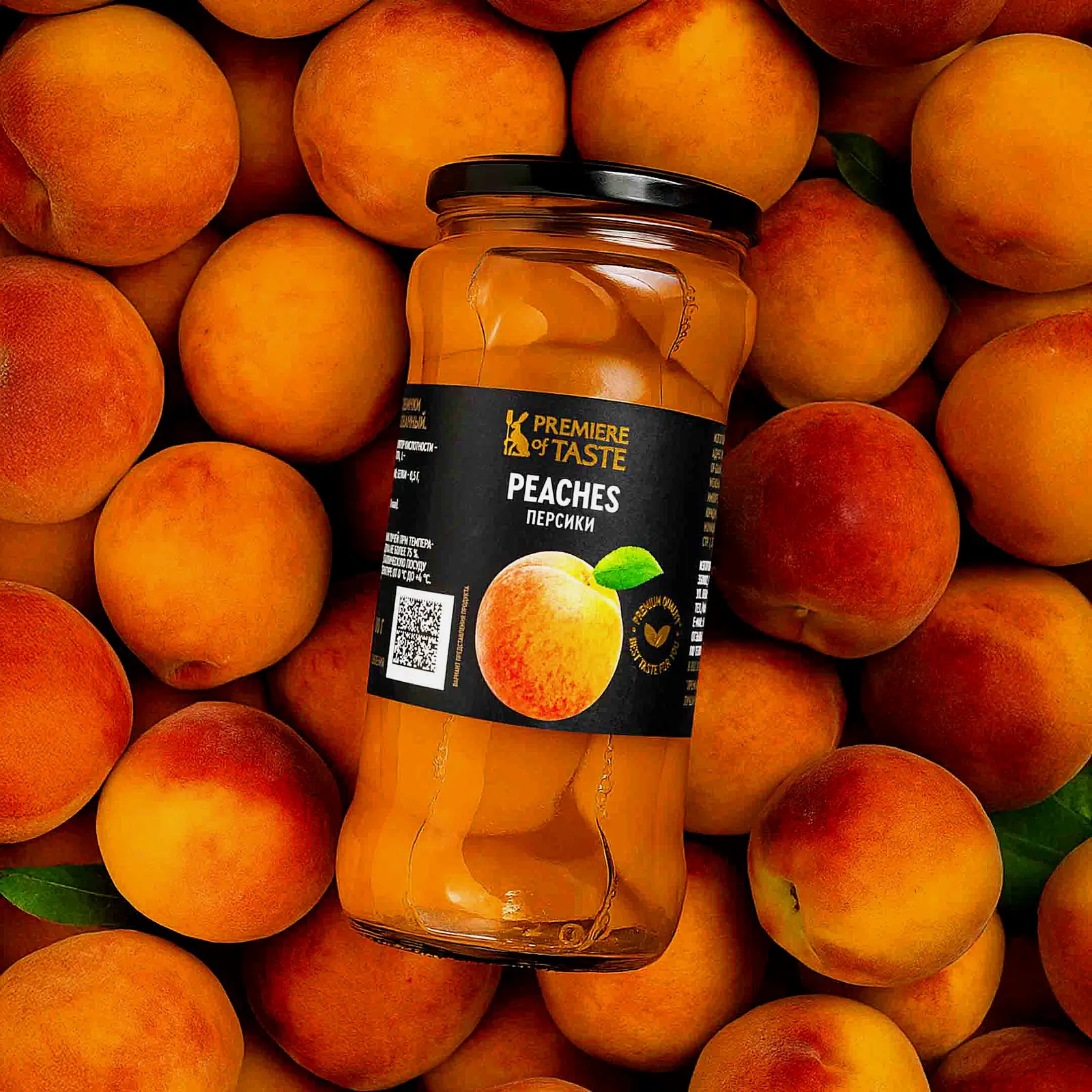 Изображение товара Консервированные персики в сиропе 720 мл Premiere of Taste