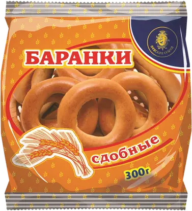 Изображение товара Баранки Оригинальные сдобные Невская сушка 300г