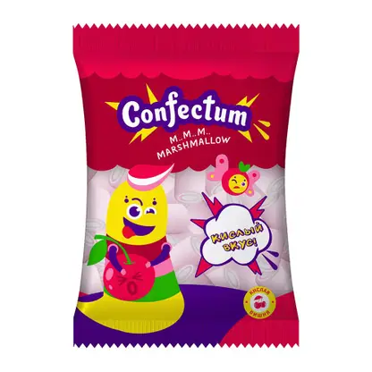 Изображение товара Маршмеллоу со вкусом кислой вишни Confectum 50г Изображение товара Маршмеллоу со вкусом кислой вишни Confectum 50г