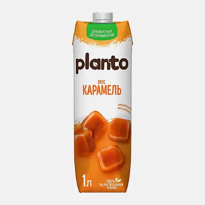 Напиток Planto соевый миндальный вкус карамель обогащенный кальцием 1л