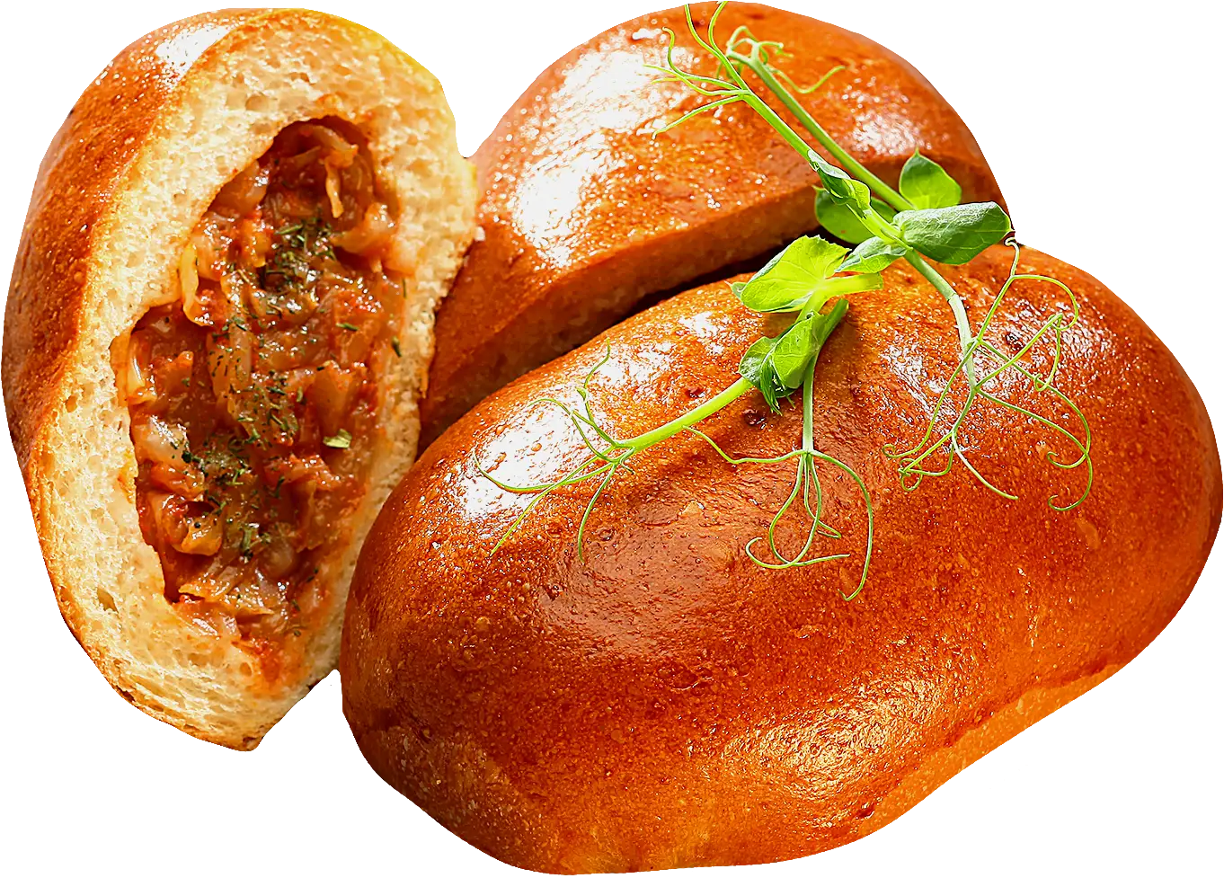 Пирожок печёный с капустой 70г