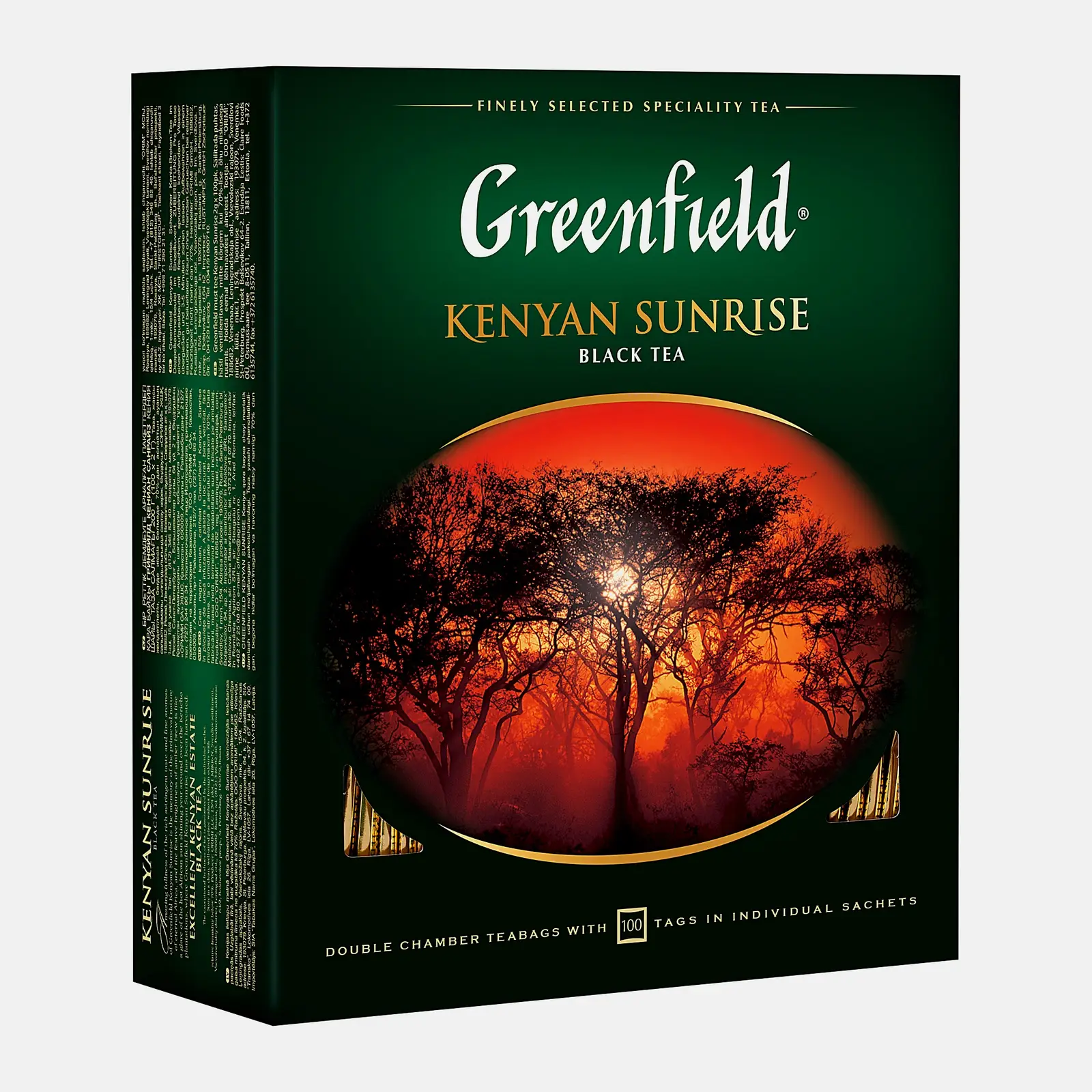 Чай черный Greenfield Kenyan Sunrise 100пак