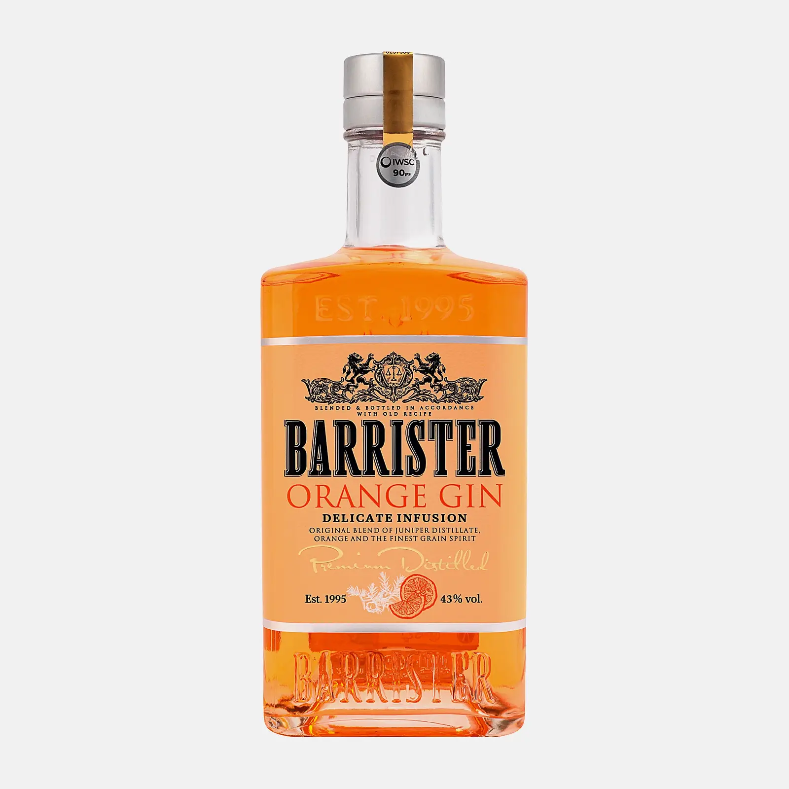 Джин Barrister Orange дистиллированный 43% 700мл