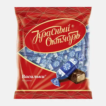 Конфеты Рот фронт Васильки крем-брюле 250г