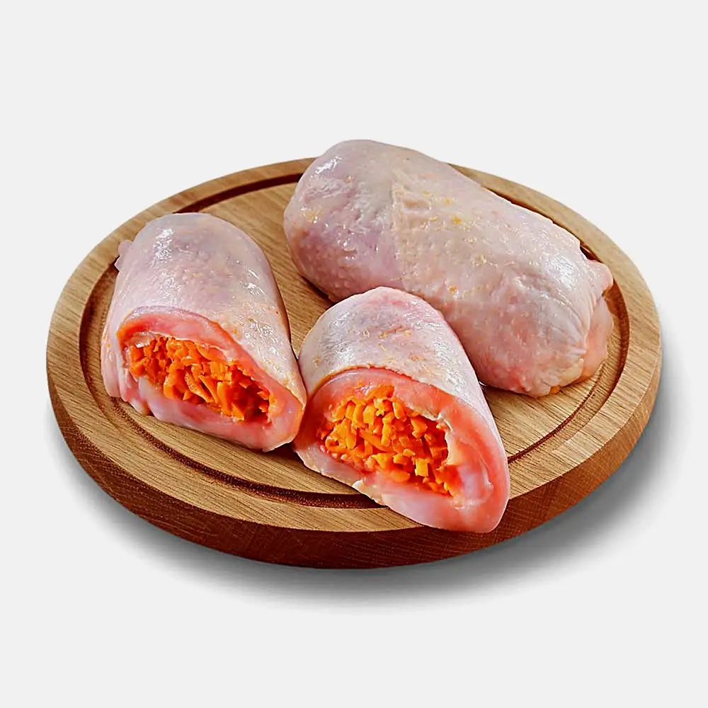Рулетики куриные с пикантной начинкой