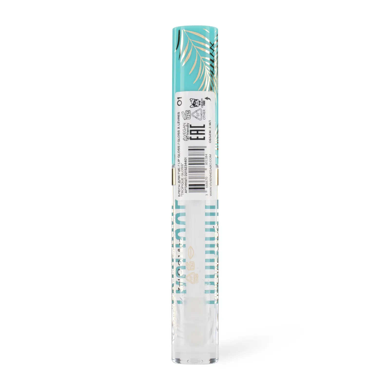 Блеск для губ Vivienne Sabo Tropique Gloss тон 01