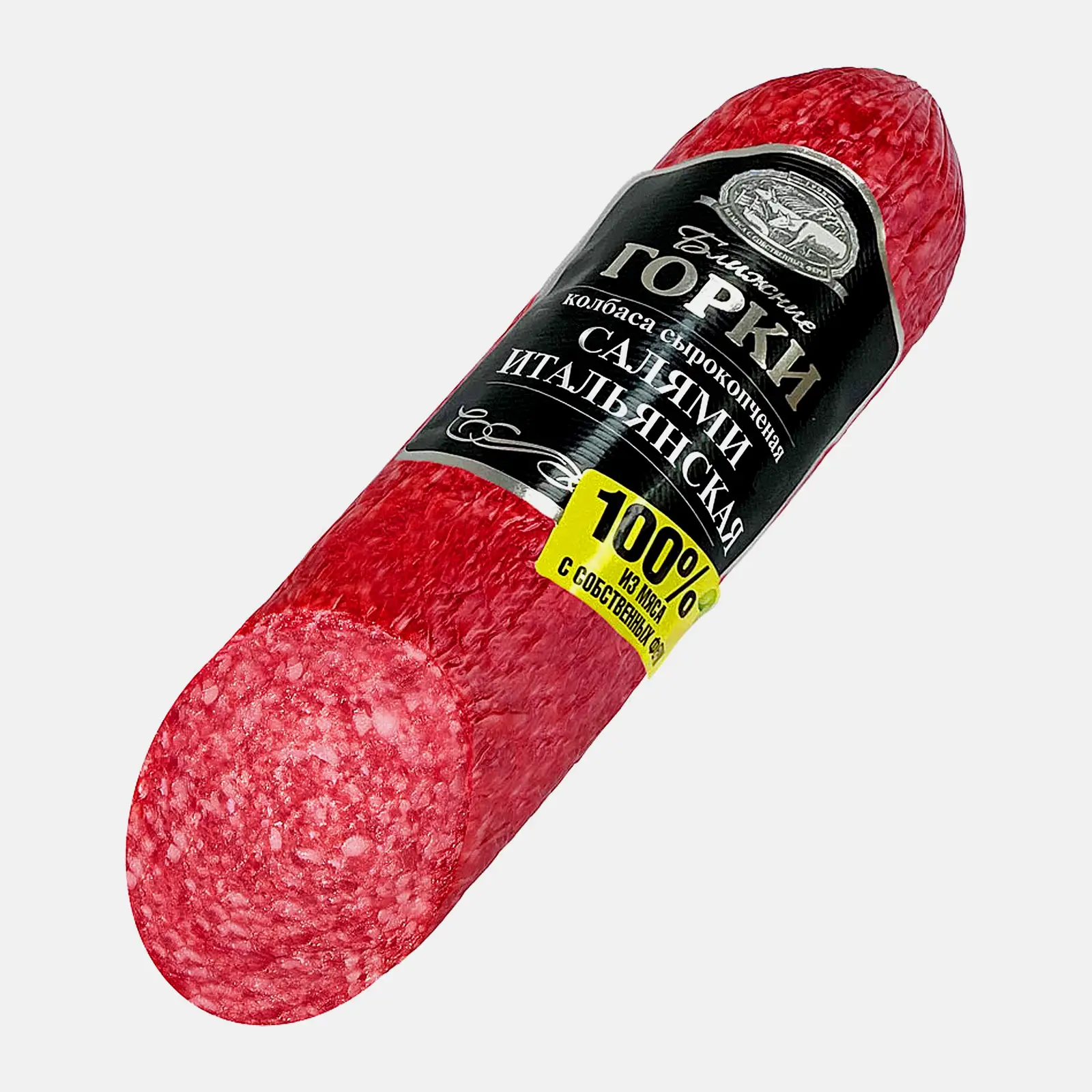 Изображение товара Сырокопченая колбаса салями Ближние горки итальянская 240г