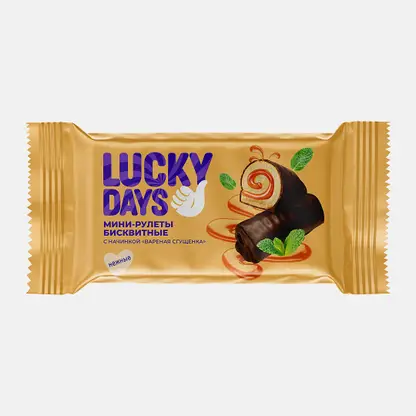 Мини-рулеты сгущенка Lucky Days 175г