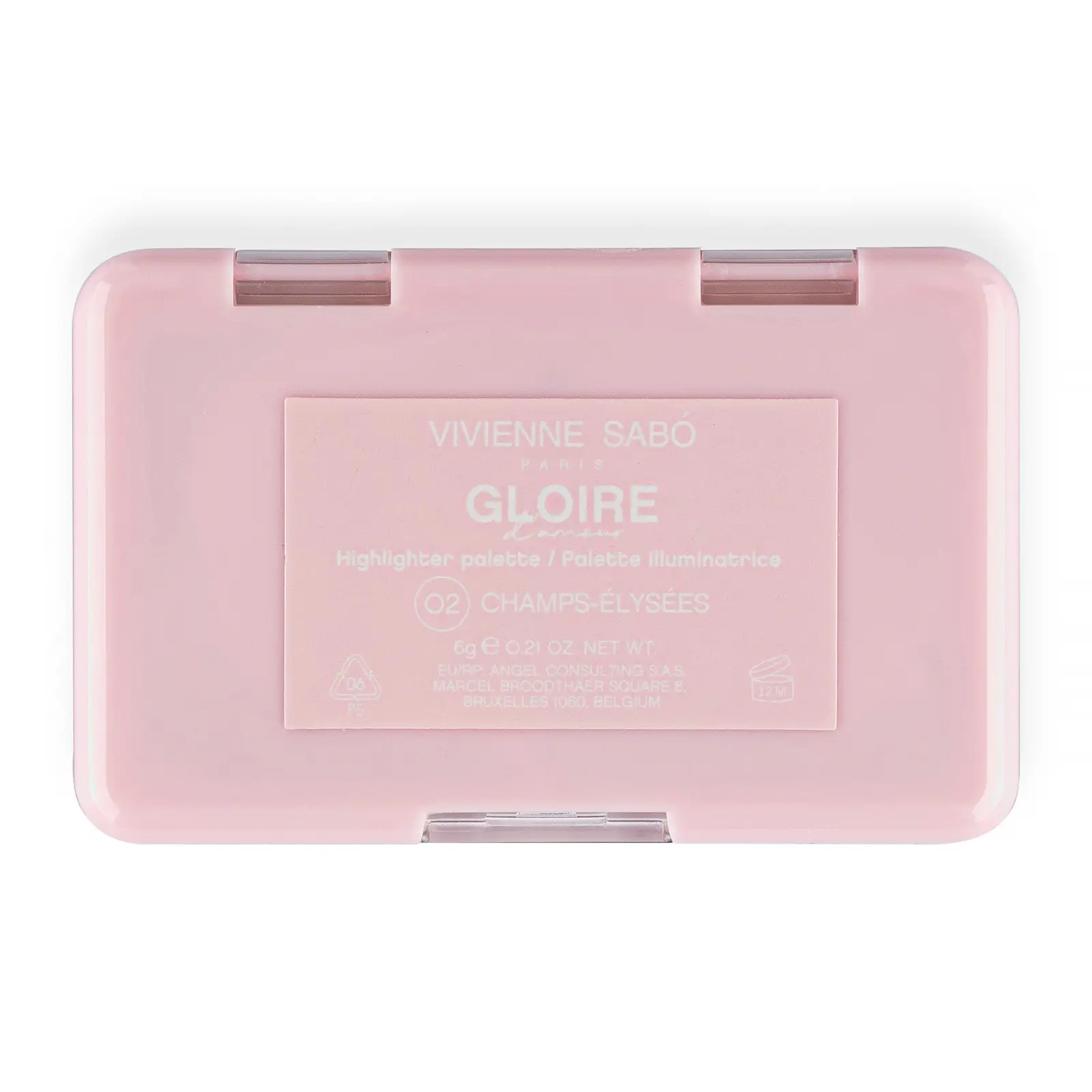 Палетка хайлайтеров Vivienne Sabo Gloire damour 02 