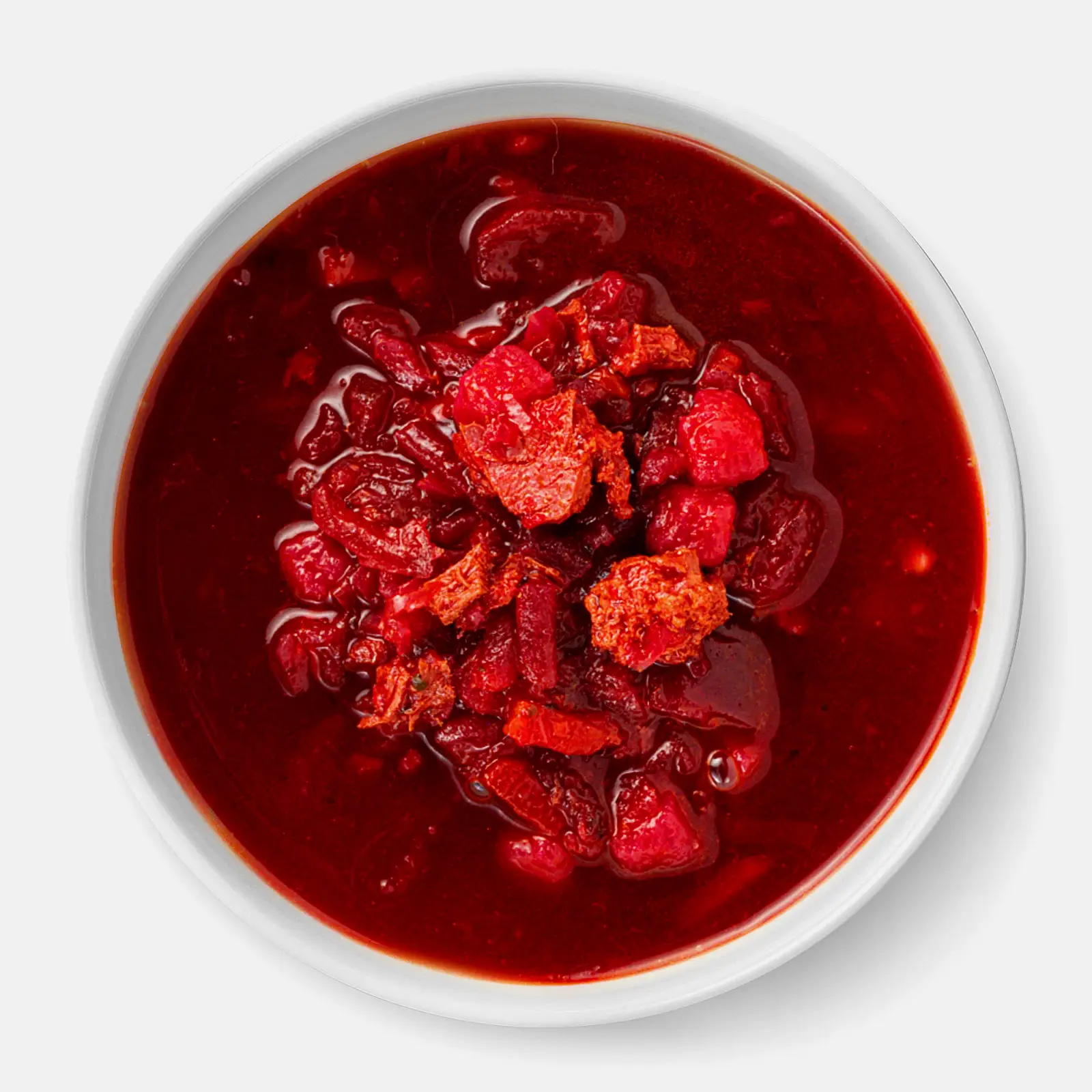 Изображение товара Украинский борщ с курицей 270 г Глобал Фуд - вкусный быстрый суп