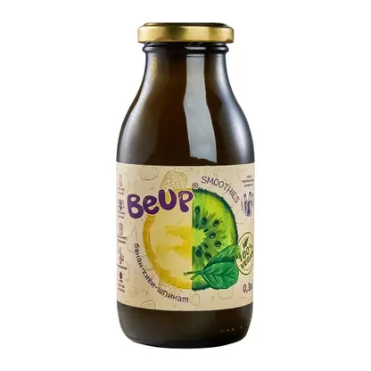 Изображение товара Смузи Be Up банан-киви-шпинат 300мл