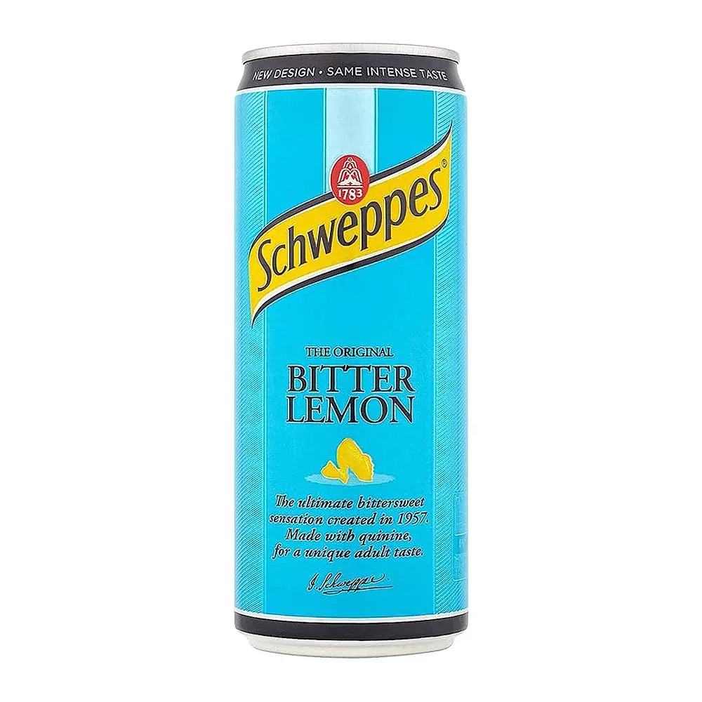 Изображение товара Schweppes Bitter Lemon газированный лимонный напиток 330 мл
