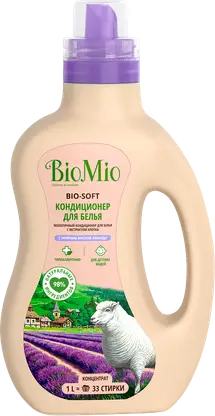 Изображение товара Кондиционер для белья Biomio Bio-Soft с маслом лаванды 1л
