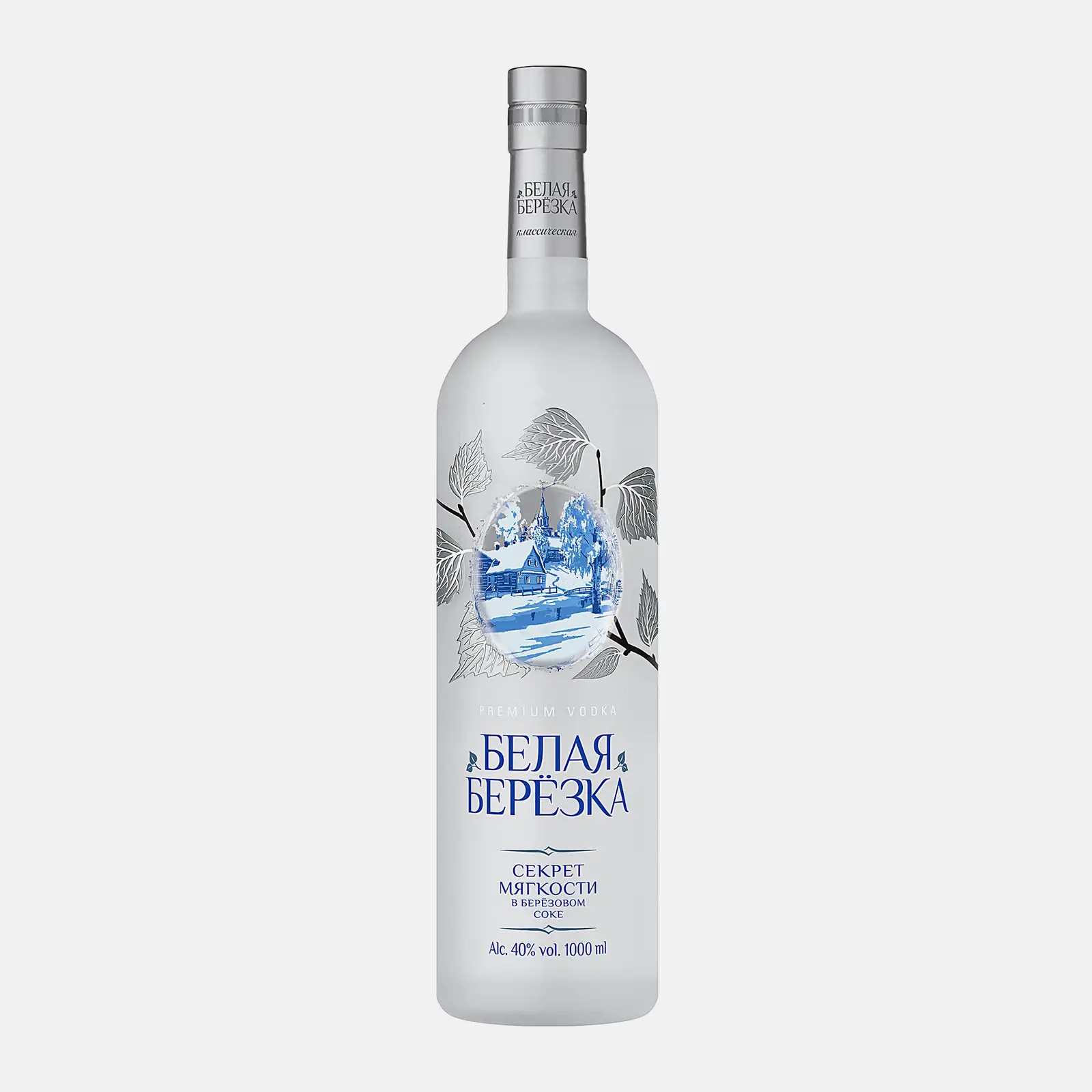 Водка Белая Березка 40% 1л