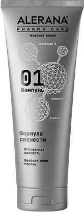 Шампунь для волос Alerana Pharma Care формула свежести мужской 260мл