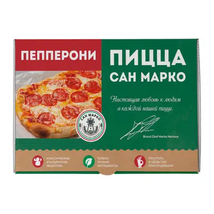 Изображение товара Пицца Пепперони Сан Марко 400г