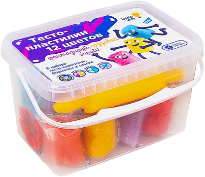 Игровой набор для лепки Genio Kids 12 цветов 13.5*12*20см