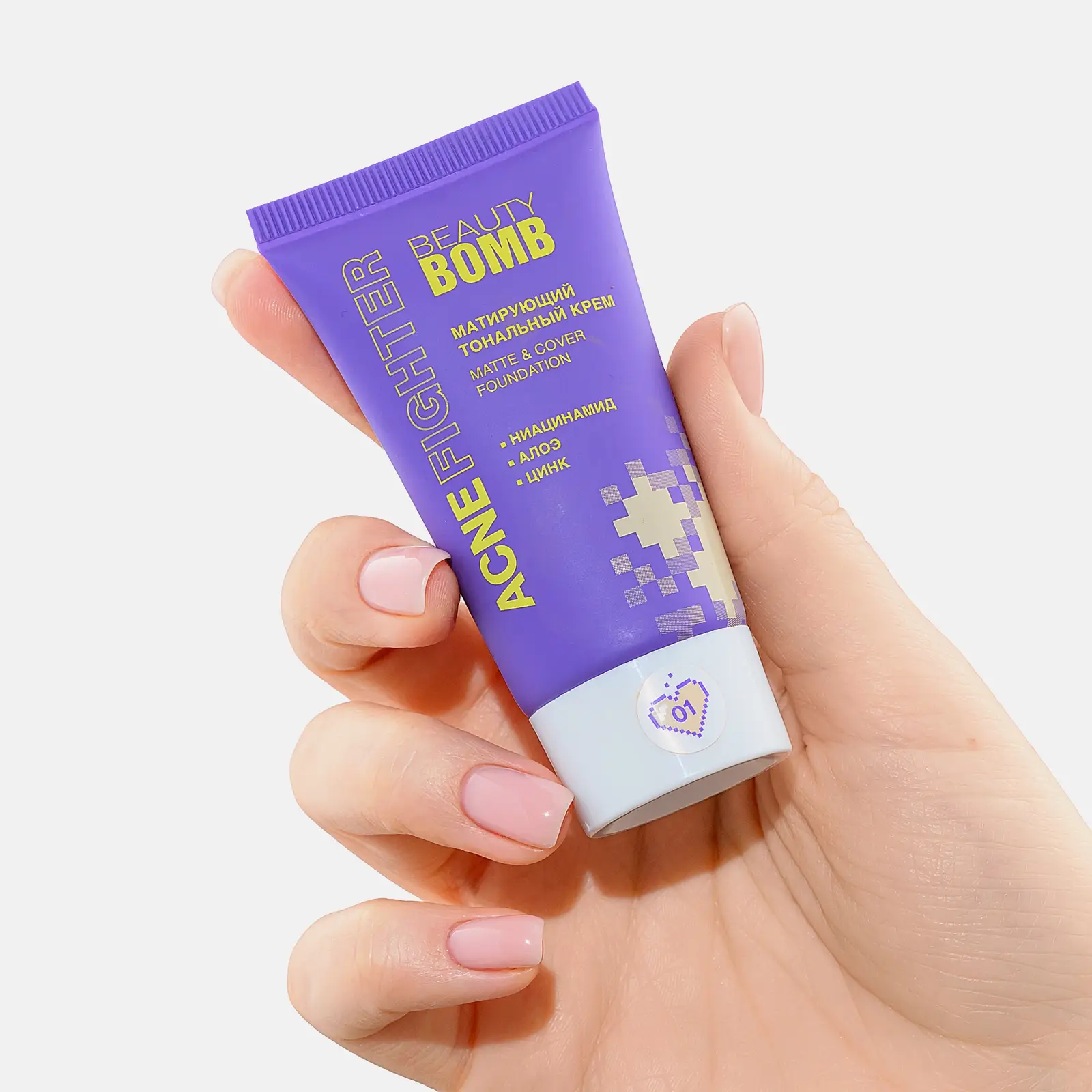 Тональный крем для лица Acne Fighter Shade тон 01 Beauty Bomb