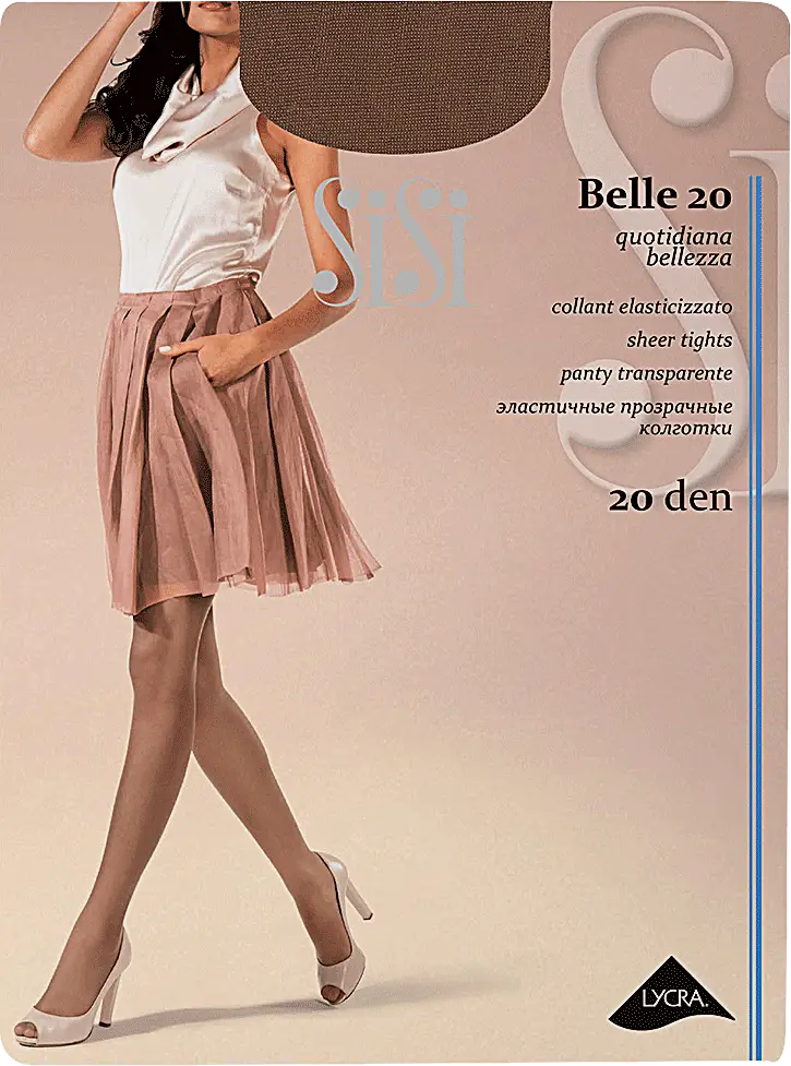 Колготки женские SiSi Belle 20 бежевые р.4