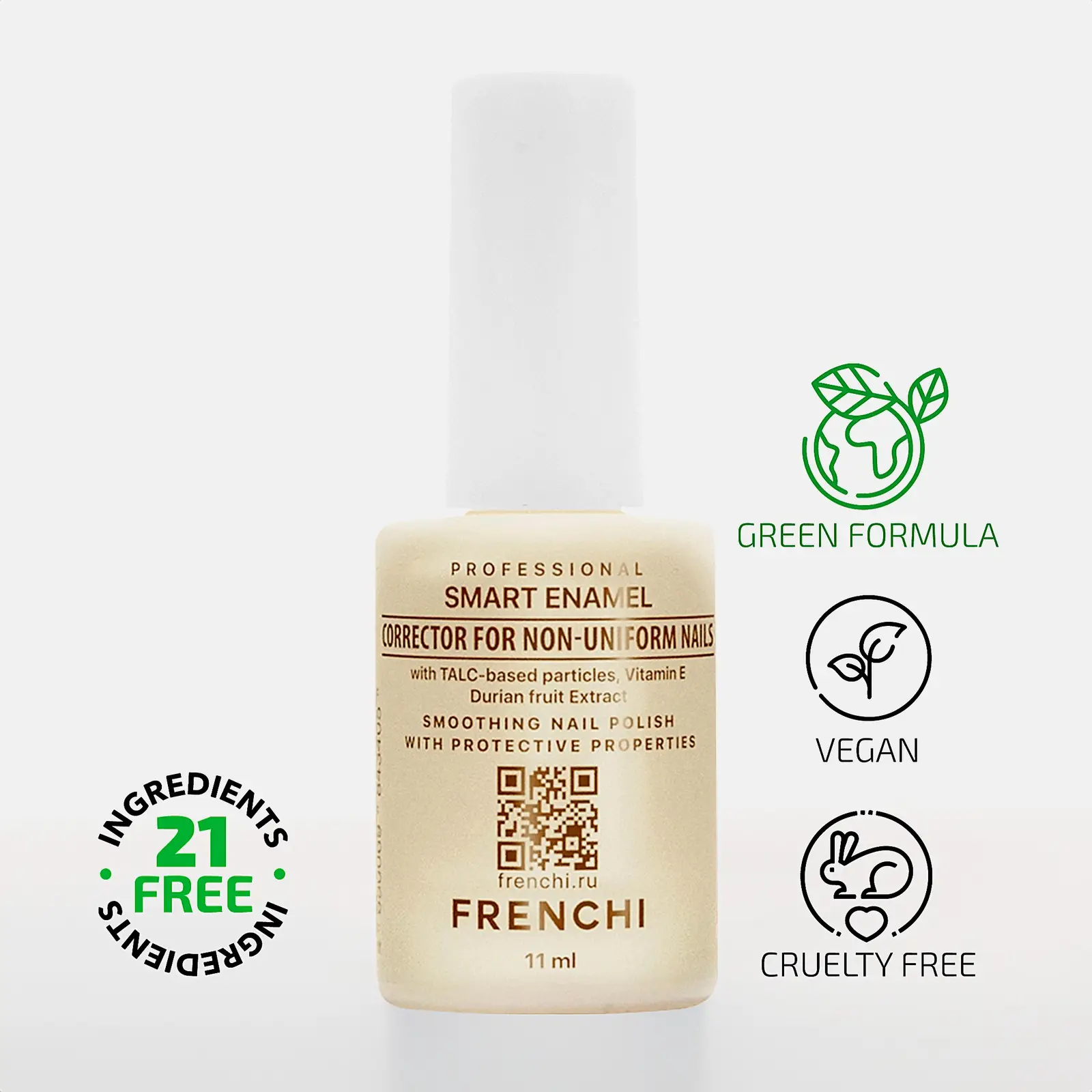 Умная эмаль Frenchi Коррекция неоднородных ногтей