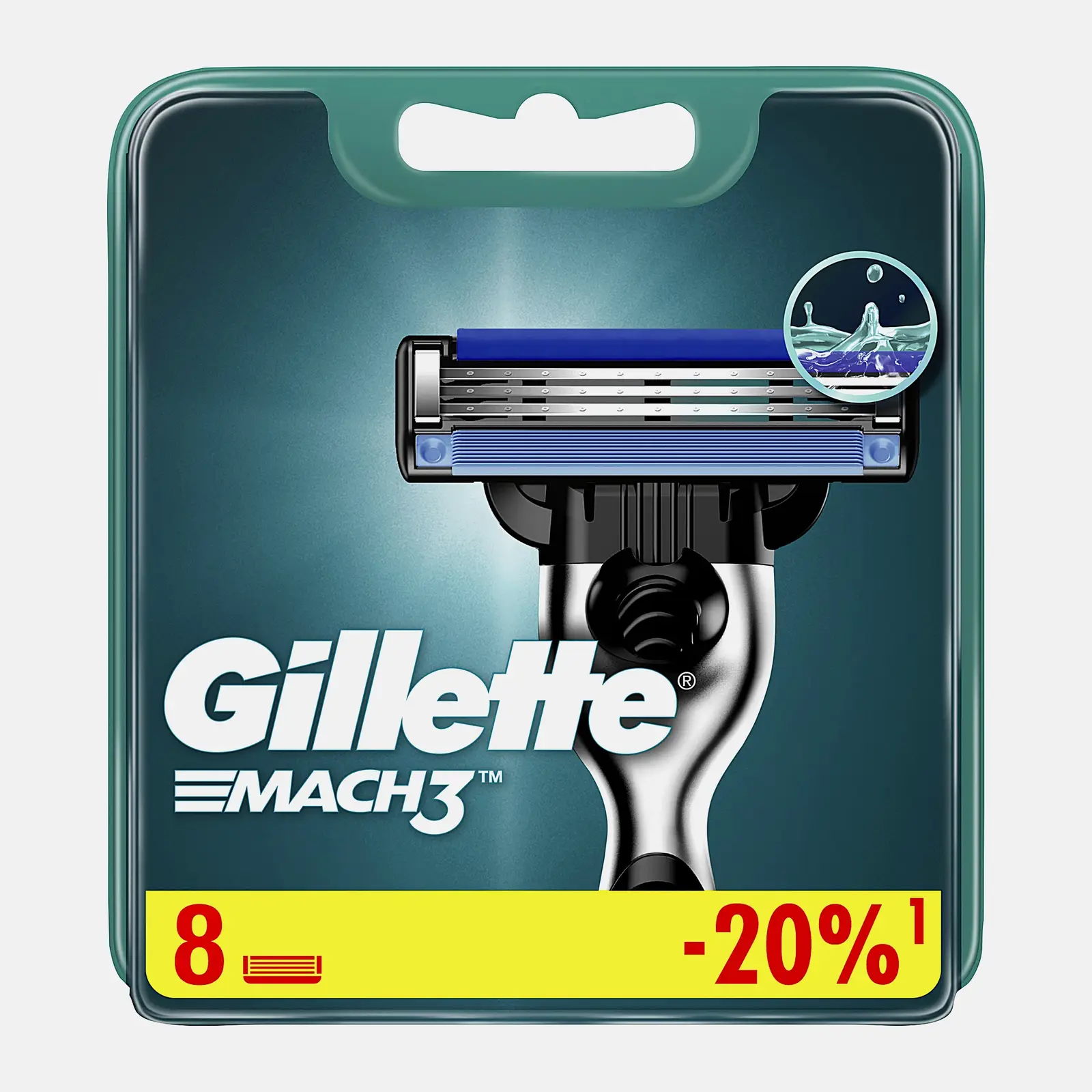 Кассеты для бритья Gillette Mach3 8шт