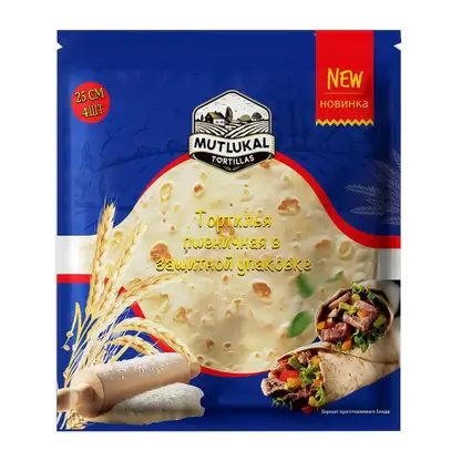 Изображение товара Тортилья пшеничная Mutlukal Тортillas 250г