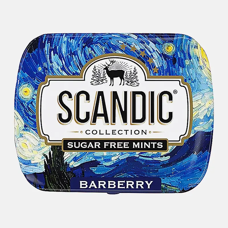 Конфеты освежающие без сахара барбарис Scandic 14г