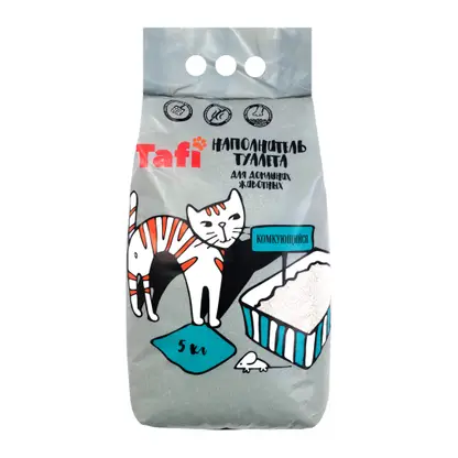 Изображение товара Наполнитель Tafi комкующийся для домашних животных 5кг