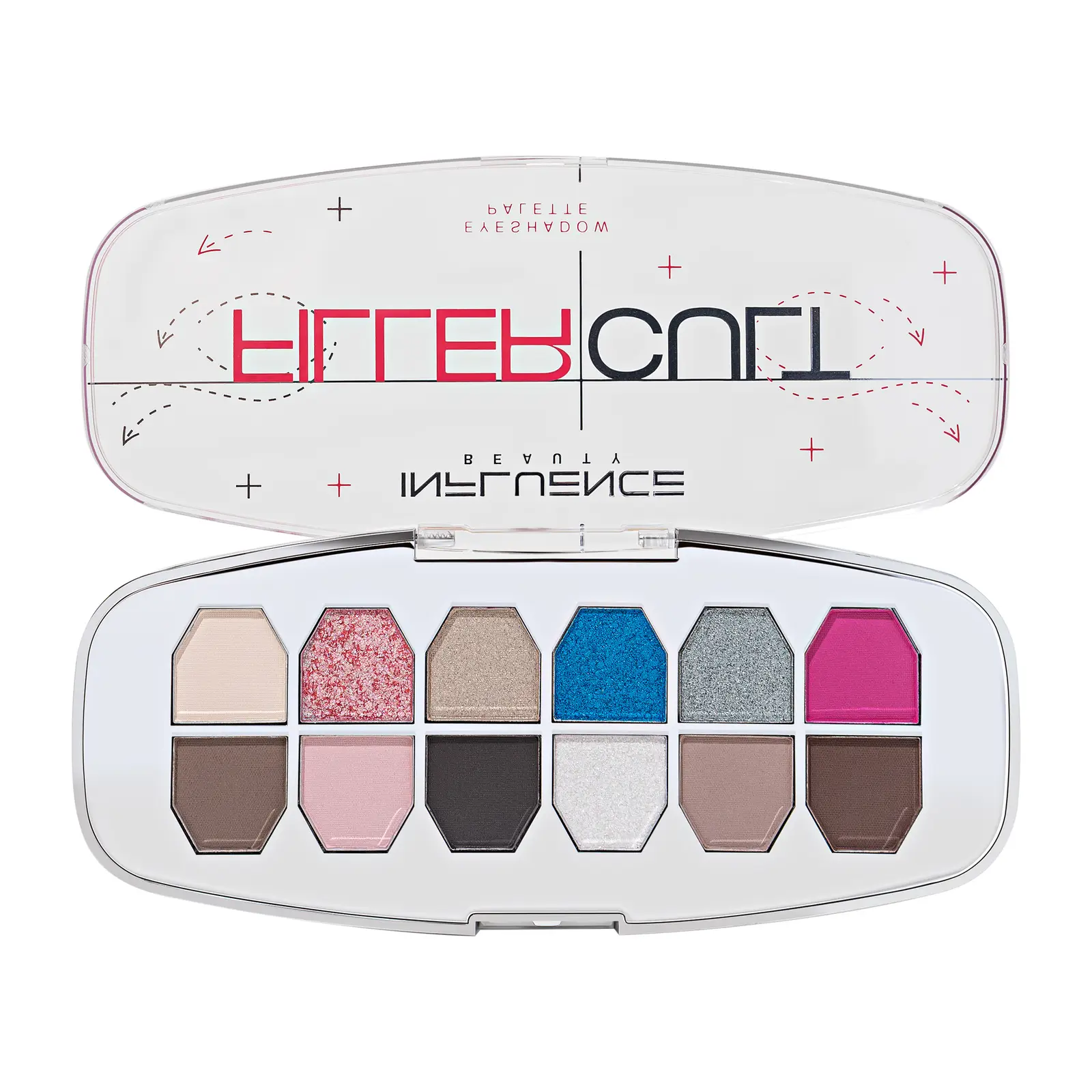 Палетка теней Influence Beauty Filler Cult 01