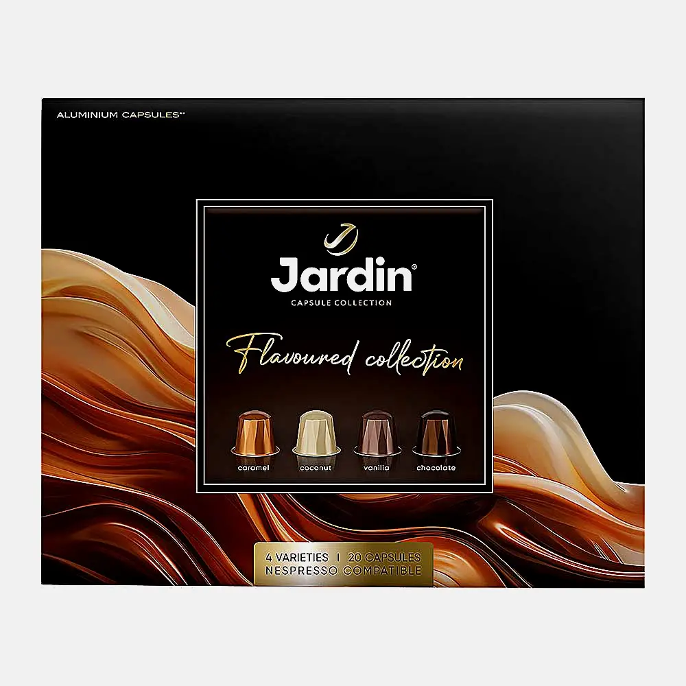 Молотый кофе жареный в капсулах ассорти Jardin 100г