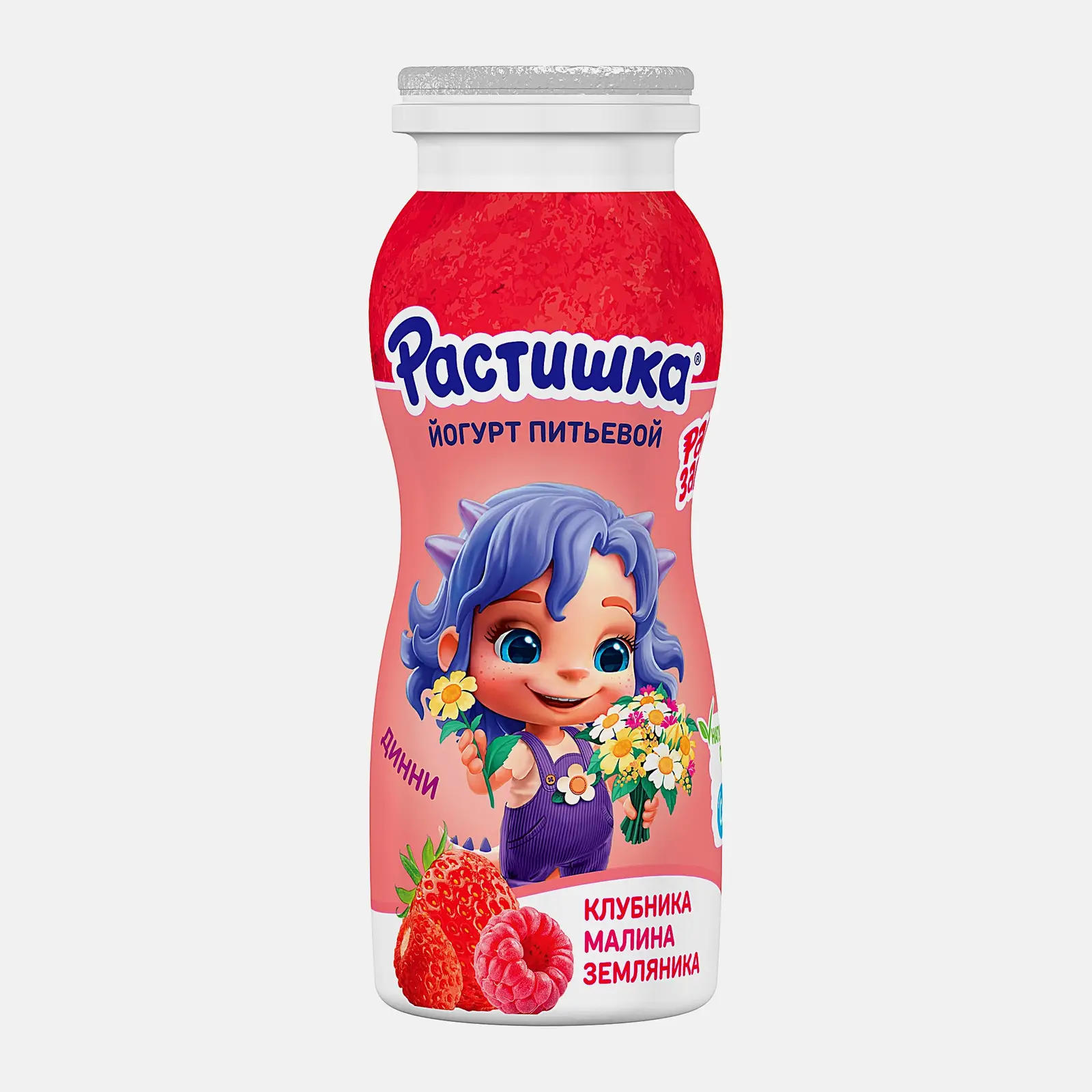 Йогурт питьевой Растишка Земляника 1.6% 90г - фото 4