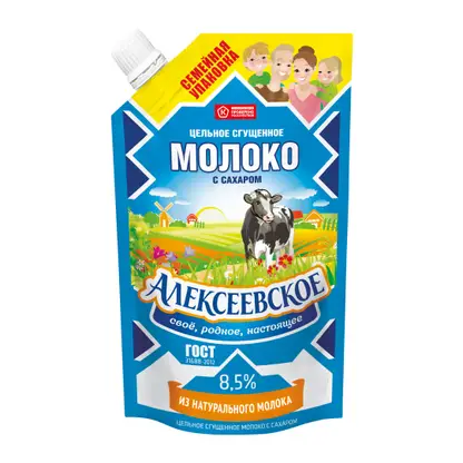 Изображение товара Сгущенное молоко Алексеевское 8.5% 650г вкусное и натуральное