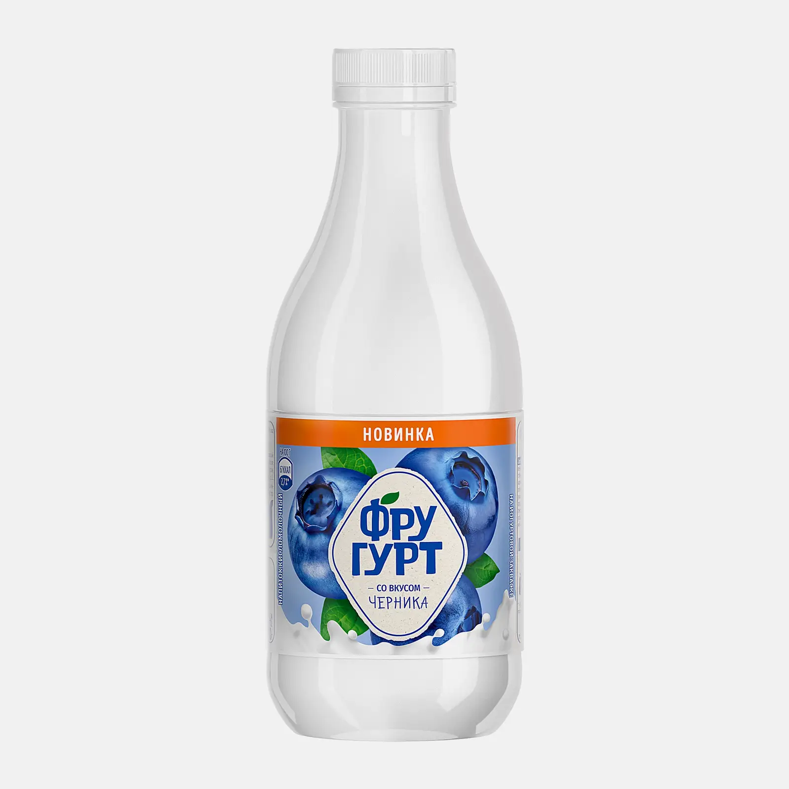 Изображение товара Кисломолочный йогурт Фругурт со вкусом черники 930 г